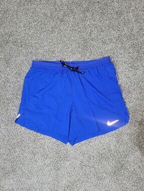 Nike Mens Large 5" Flex Stride Brief Lined Blue Shorts Running Marathon CJ5453